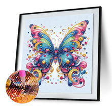 Load image into Gallery viewer, Butterfly 30*30CM(Canvas) Partial Special Shaped Drill Diamond Painting
