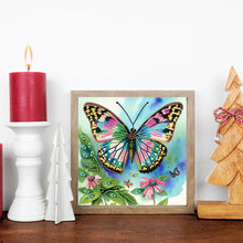 Load image into Gallery viewer, Butterfly 30*30CM(Canvas) Partial Special Shaped Drill Diamond Painting
