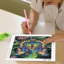 Load image into Gallery viewer, Butterfly 30*30CM(Canvas) Partial Special Shaped Drill Diamond Painting
