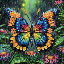 Load image into Gallery viewer, Butterfly 30*30CM(Canvas) Partial Special Shaped Drill Diamond Painting
