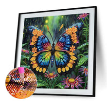 Load image into Gallery viewer, Butterfly 30*30CM(Canvas) Partial Special Shaped Drill Diamond Painting
