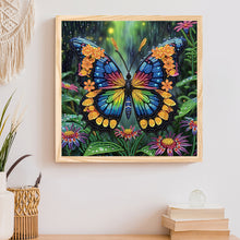 Load image into Gallery viewer, Butterfly 30*30CM(Canvas) Partial Special Shaped Drill Diamond Painting
