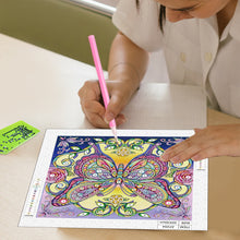 Load image into Gallery viewer, Butterfly 30*30CM(Canvas) Partial Special Shaped Drill Diamond Painting
