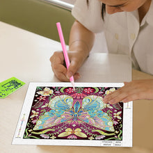 Load image into Gallery viewer, Butterfly 30*30CM(Canvas) Partial Special Shaped Drill Diamond Painting
