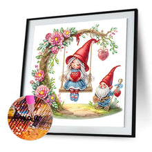 Load image into Gallery viewer, Swinging 30*30CM(Canvas) Partial Special Shaped Drill Diamond Painting
