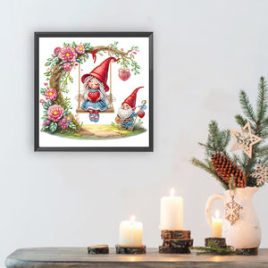 Swinging 30*30CM(Canvas) Partial Special Shaped Drill Diamond Painting