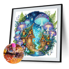 Load image into Gallery viewer, Mushroom House 30*30CM(Canvas) Partial Special Shaped Drill Diamond Painting
