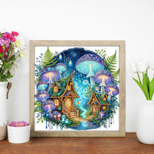 Load image into Gallery viewer, Mushroom House 30*30CM(Canvas) Partial Special Shaped Drill Diamond Painting
