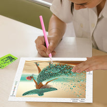 Load image into Gallery viewer, Beautiful Skirt Woman 30*30CM(Canvas) Partial Special Shaped Drill Diamond Painting
