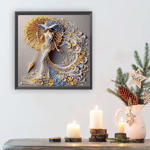 Load image into Gallery viewer, Beautiful Skirt Woman 30*30CM(Canvas) Partial Special Shaped Drill Diamond Painting
