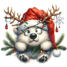 Load image into Gallery viewer, Winter Bear 30*30CM(Canvas) Full Round Drill Diamond Painting
