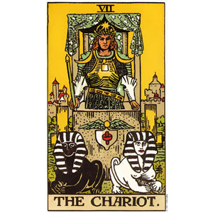 Classic Waiter Tarot Chariot 40*70CM(Picture) Full AB Round Drill Diamond Painting