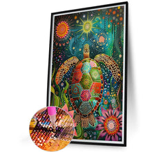 Load image into Gallery viewer, Flower Turtle 40*60CM(Canvas) Full Round Drill Diamond Painting
