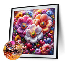 Load image into Gallery viewer, Flower 40*40CM(Canvas) Full Round Drill Diamond Painting
