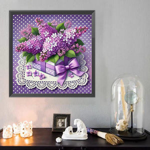 Lavender 40*40CM(Canvas) Full Round Drill Diamond Painting