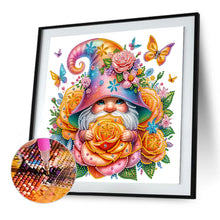 Load image into Gallery viewer, Gnome Flower 30*30CM(Canvas) Partial Special Shaped Drill Diamond Painting
