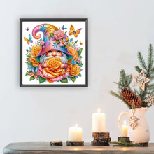 Load image into Gallery viewer, Gnome Flower 30*30CM(Canvas) Partial Special Shaped Drill Diamond Painting
