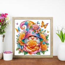 Load image into Gallery viewer, Gnome Flower 30*30CM(Canvas) Partial Special Shaped Drill Diamond Painting
