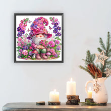 Load image into Gallery viewer, Flower And Gnome 30*30CM(Canvas) Partial Special Shaped Drill Diamond Painting
