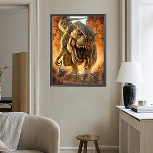 T-Rex 40*50CM(Canvas) Full Round Drill Diamond Painting