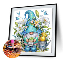 Load image into Gallery viewer, Lily And Gnome 30*30CM(Canvas) Partial Special Shaped Drill Diamond Painting
