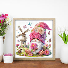 Load image into Gallery viewer, Windmill And Gnome 30*30CM(Canvas) Partial Special Shaped Drill Diamond Painting
