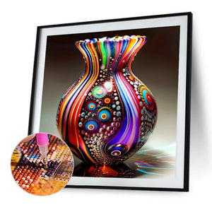 Art Vase 40*40CM(Canvas) Full Round Drill Diamond Painting