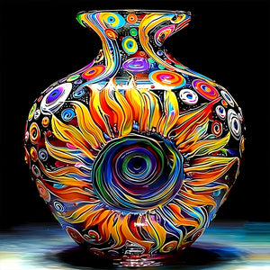 Art Vase 40*40CM(Canvas) Full Round Drill Diamond Painting
