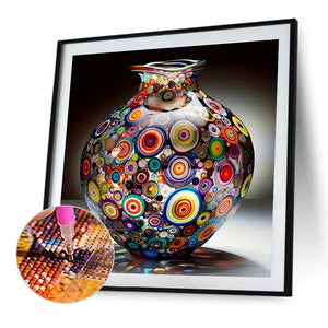 Art Vase 40*40CM(Canvas) Full Round Drill Diamond Painting