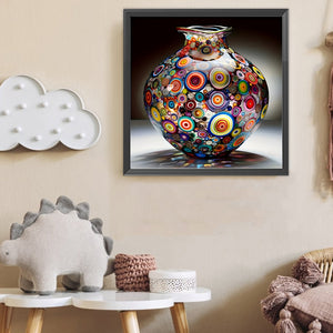 Art Vase 40*40CM(Canvas) Full Round Drill Diamond Painting