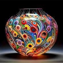 Load image into Gallery viewer, Art Vase 40*40CM(Canvas) Full Round Drill Diamond Painting
