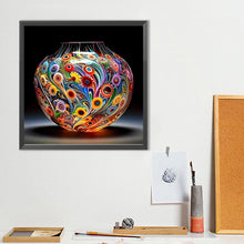 Load image into Gallery viewer, Art Vase 40*40CM(Canvas) Full Round Drill Diamond Painting

