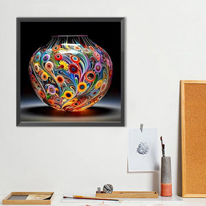 Art Vase 40*40CM(Canvas) Full Round Drill Diamond Painting