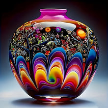 Load image into Gallery viewer, Art Vase 40*40CM(Canvas) Full Round Drill Diamond Painting

