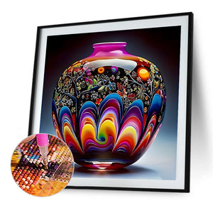 Art Vase 40*40CM(Canvas) Full Round Drill Diamond Painting