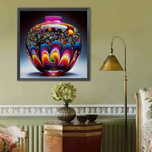 Load image into Gallery viewer, Art Vase 40*40CM(Canvas) Full Round Drill Diamond Painting

