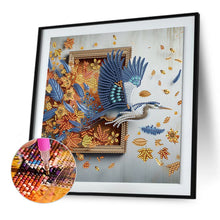 Load image into Gallery viewer, Crane Escaping From The Frame 30*30CM(Canvas) Partial Special Shaped Drill Diamond Painting

