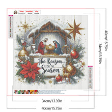 Load image into Gallery viewer, Christmas 40*40CM(Canvas) Full Round Drill Diamond Painting
