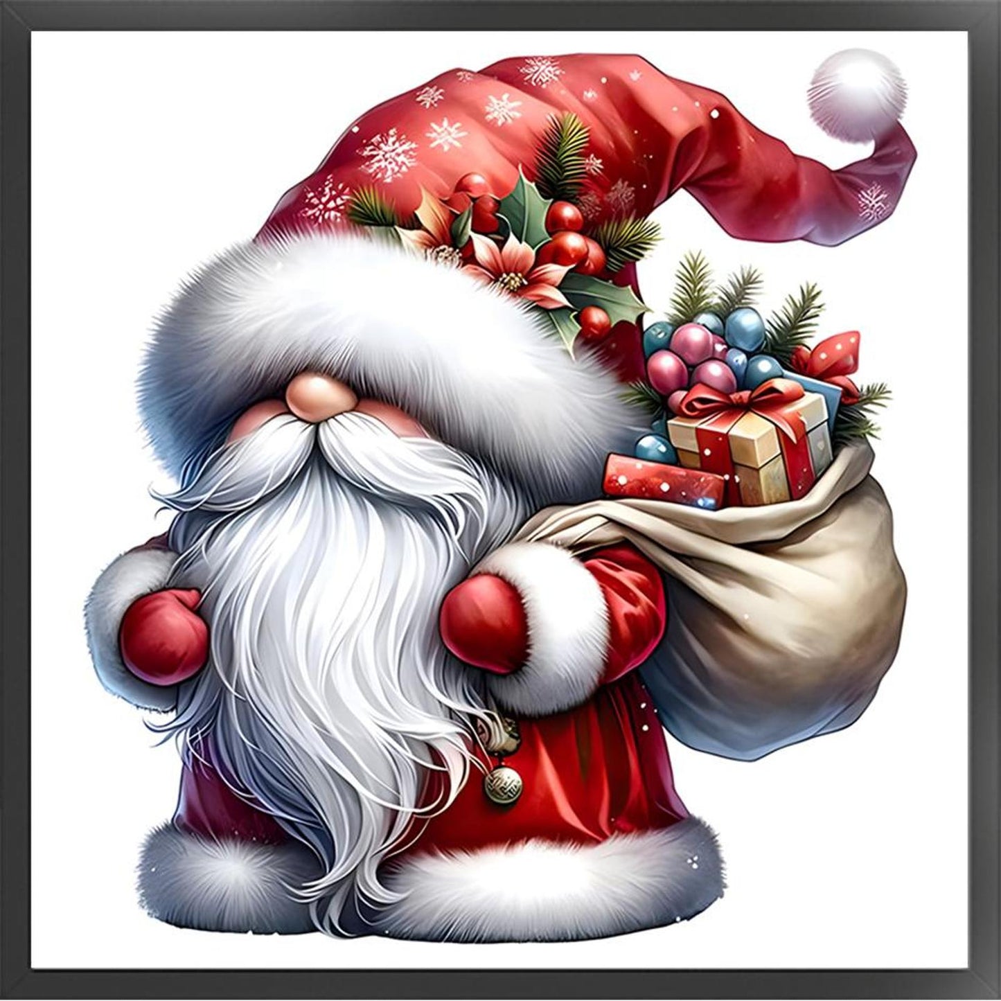 Christmas Dryad - Full 11CT Counted Cross Stitch 40x40CM - Yishu