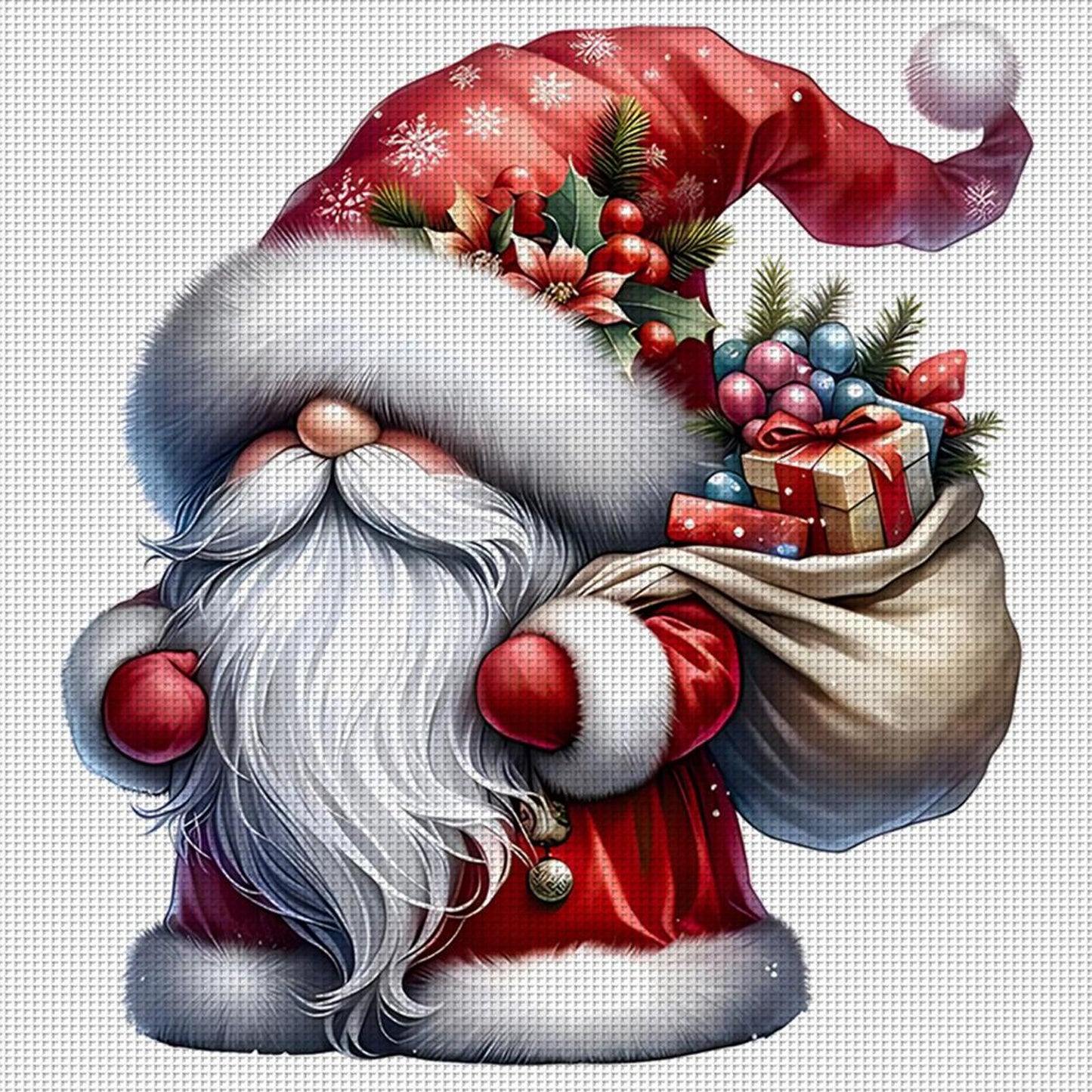 Christmas Dryad - Full 11CT Counted Cross Stitch 40x40CM - Yishu