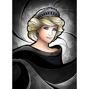 Golden Queen 40*55CM(Picture) Full AB Round Drill Diamond Painting