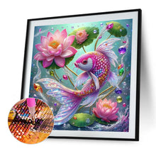 Load image into Gallery viewer, Lotus Koi 30*30CM(Canvas) Full Round Drill Diamond Painting
