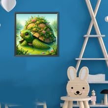 Load image into Gallery viewer, Turtle In The Bush 30*30CM(Canvas) Full Round Drill Diamond Painting
