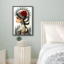 Load image into Gallery viewer, Ghost Woman 40*60CM(Canvas) Full Round Drill Diamond Painting
