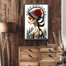 Load image into Gallery viewer, Ghost Woman 40*60CM(Canvas) Full Round Drill Diamond Painting
