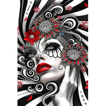 Load image into Gallery viewer, Ghost Woman 40*60CM(Canvas) Full Round Drill Diamond Painting

