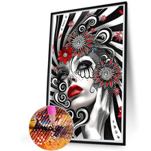 Load image into Gallery viewer, Ghost Woman 40*60CM(Canvas) Full Round Drill Diamond Painting
