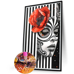 Ghost Woman 40*60CM(Canvas) Full Round Drill Diamond Painting
