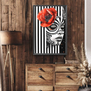 Ghost Woman 40*60CM(Canvas) Full Round Drill Diamond Painting
