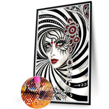 Load image into Gallery viewer, Ghost Woman 40*60CM(Canvas) Full Round Drill Diamond Painting
